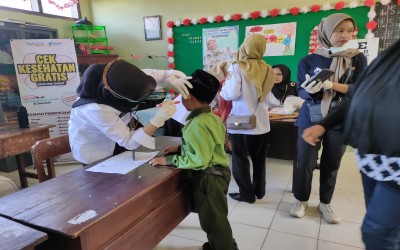 Bangun Generasi Sehat, MIN 3 Jember Gelar Cek Kesehatan Gratis